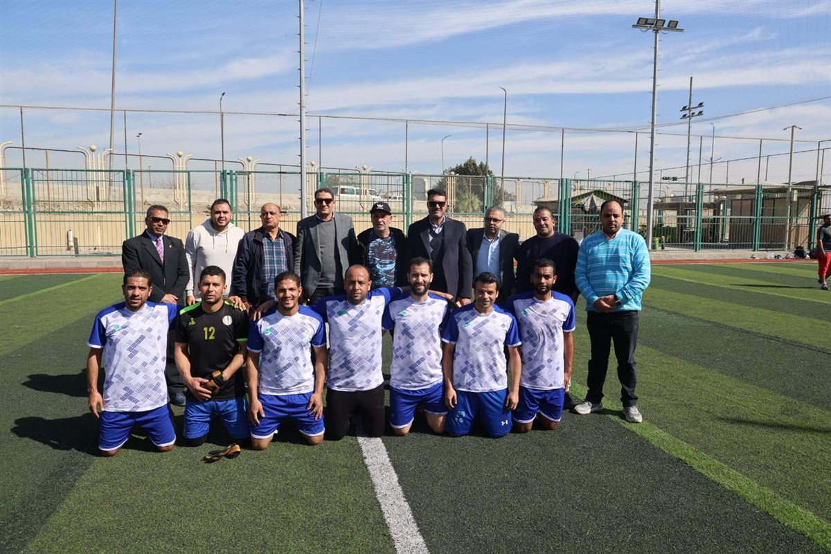 فريق كرة القدم بشركة مياه الشرب