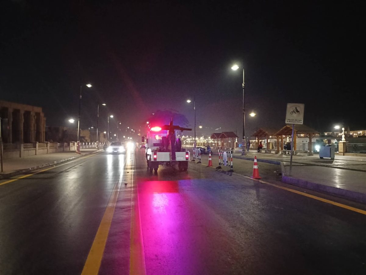 شوارع الأقصر تتزين لاستقبال ابنه ترامب