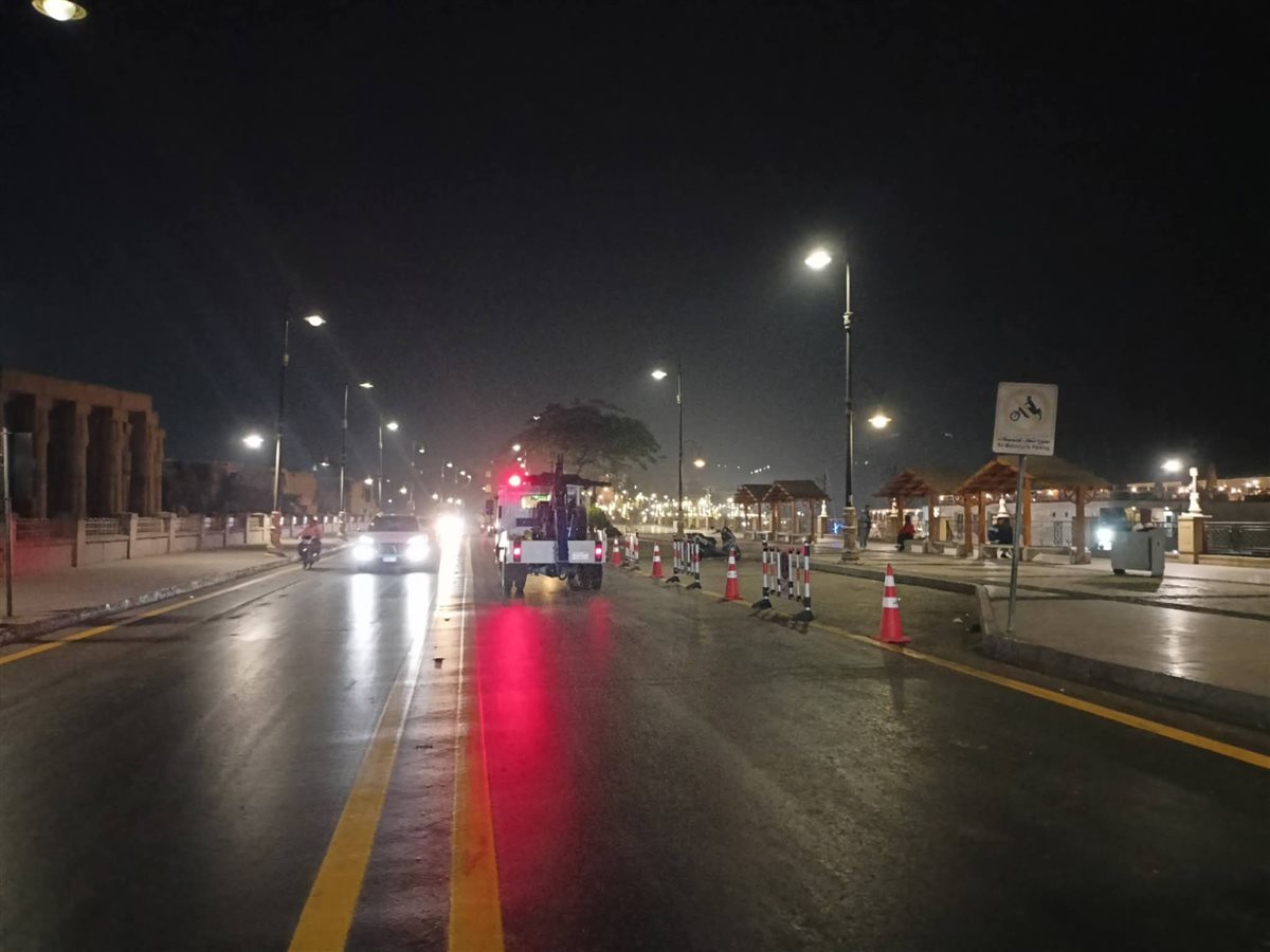 شوارع الأقصر تتزين لاستقبال ابنه ترامب