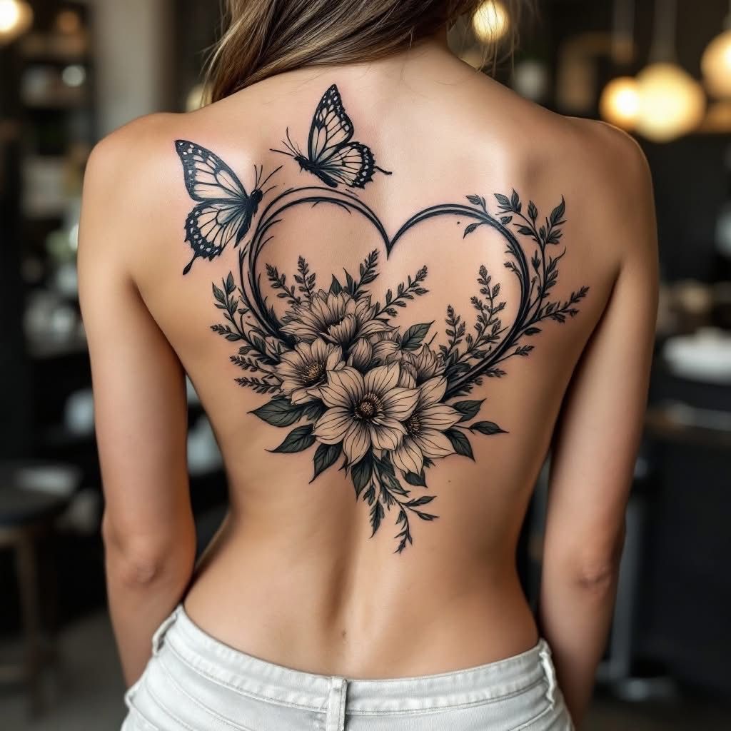 رسومات حنة للظهر والبطن