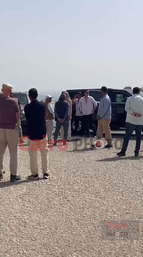 لقطات حصرية من لحظة وصول تيفاني ترامب إلى معبد حتشبسوت بالأقصر