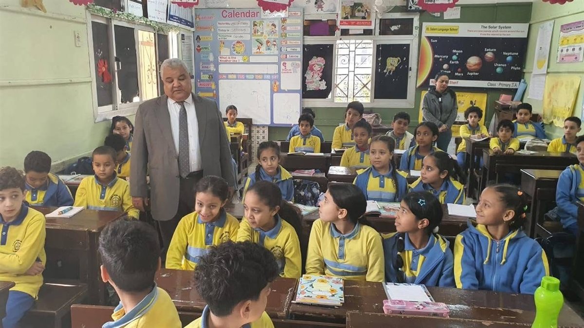 وكيل وزارة التربيه والتعليم بالأقصر يتابع انتظام الدراسة&nbsp;