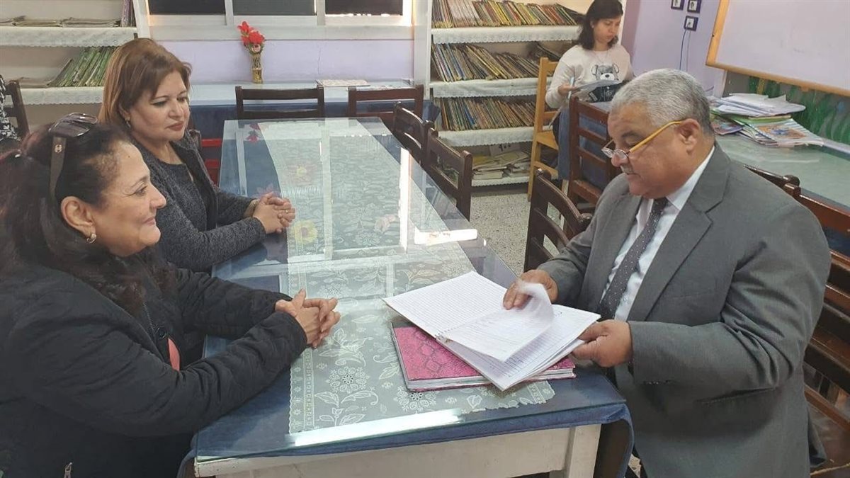 وكيل وزارة التربيه والتعليم بالأقصر يتابع انتظام الدراسة&nbsp;