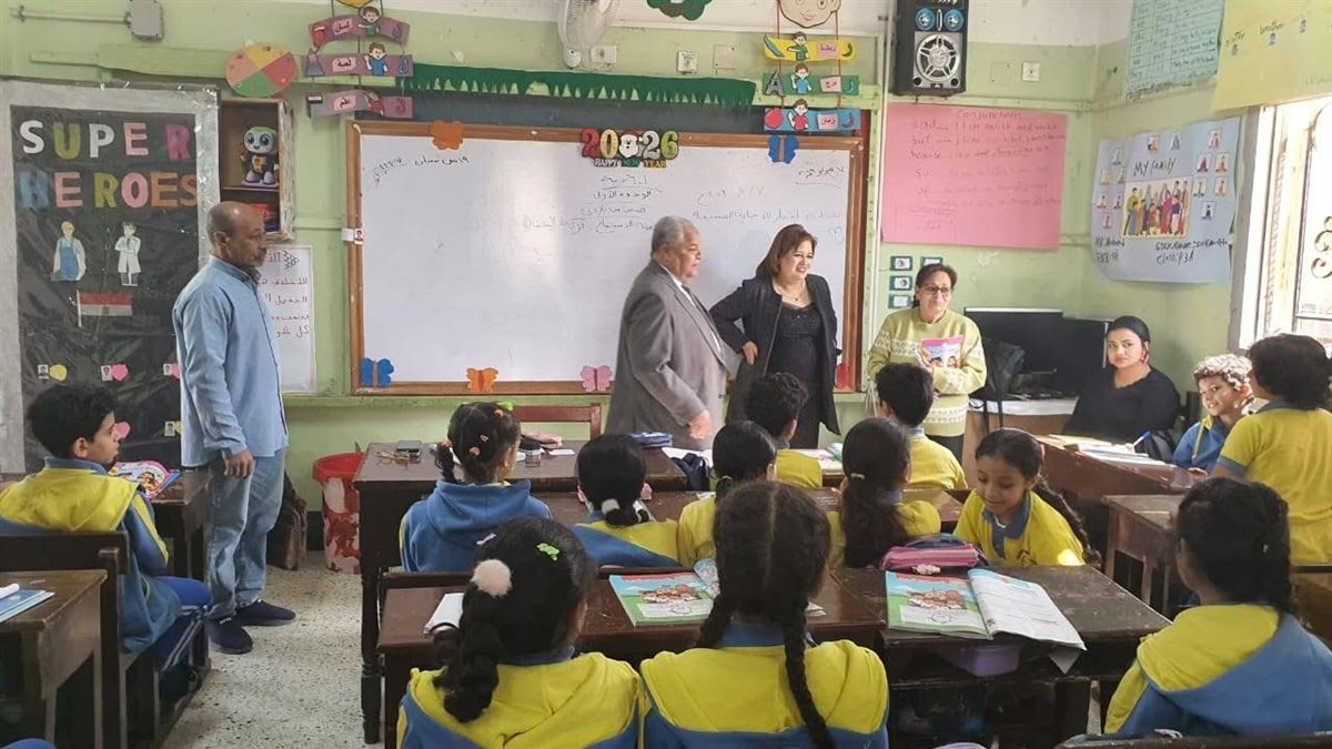 وكيل وزارة التربيه والتعليم بالأقصر يتابع انتظام الدراسة&nbsp;