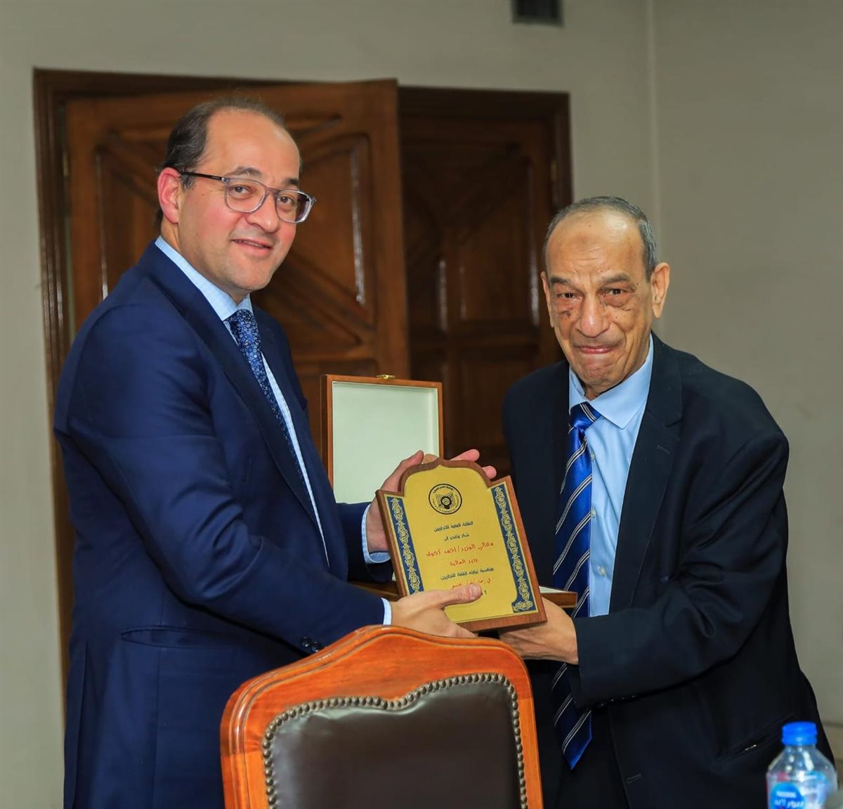 وزير المالية في حوار مفتوح مع شعبة مزاولي المهن الحرة للمحاسبة والمراجعة بنقابة التجاريين