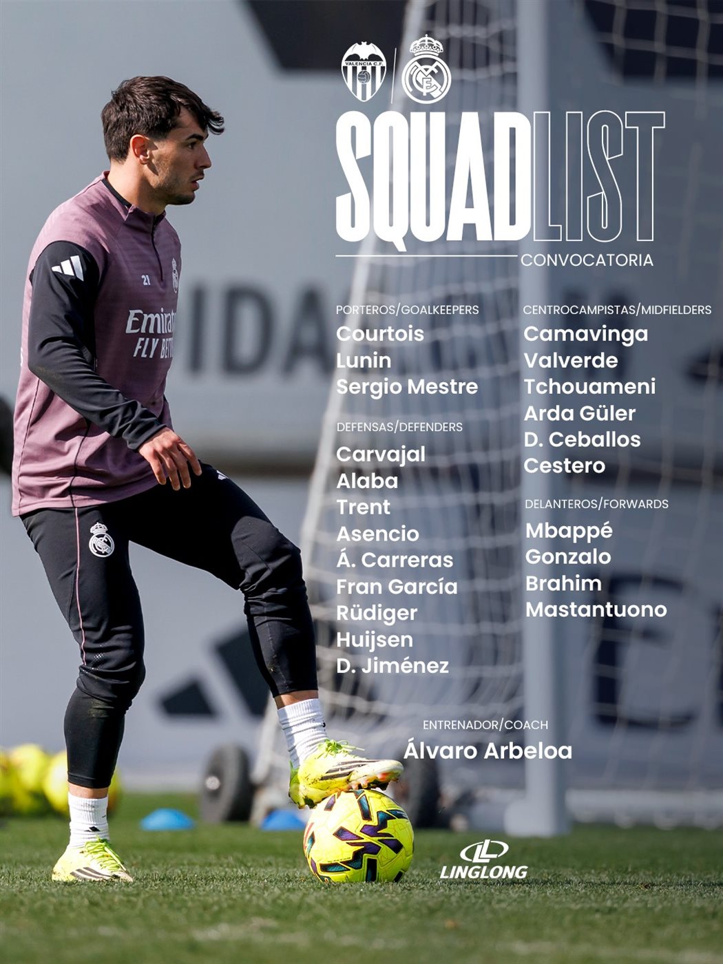 <strong>عودة أرنولد.. قائمة ريال مدريد لمواجهة فالنسيا في الدوري الإسباني</strong>