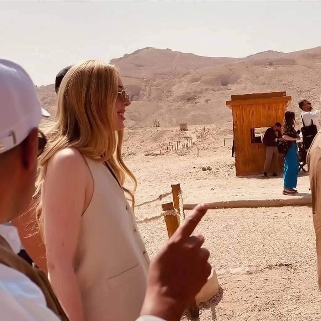 تيفانى ترامب وزوجها في الأقصر&nbsp;