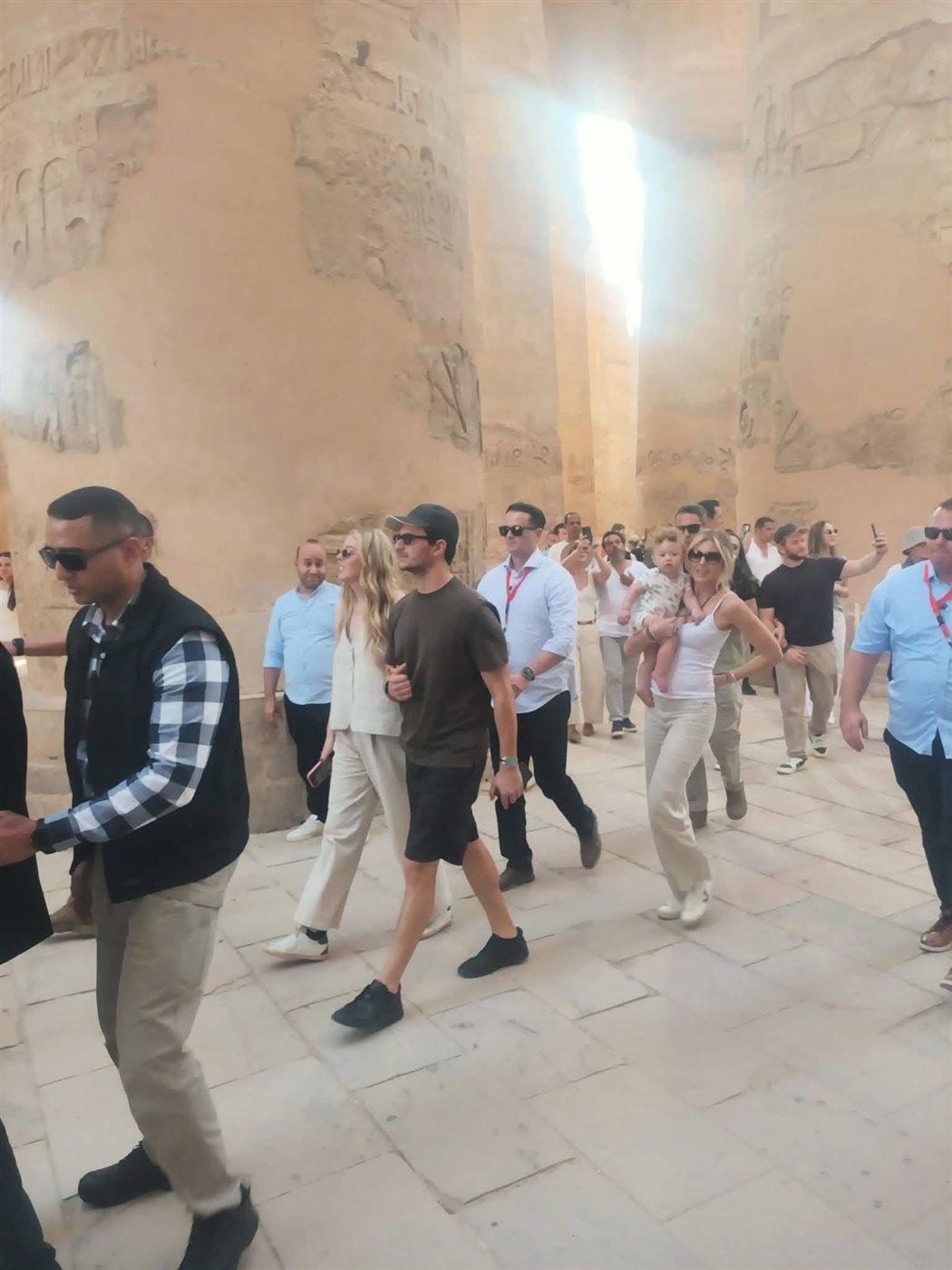 تيفانى ترامب وزوجها في الأقصر&nbsp;