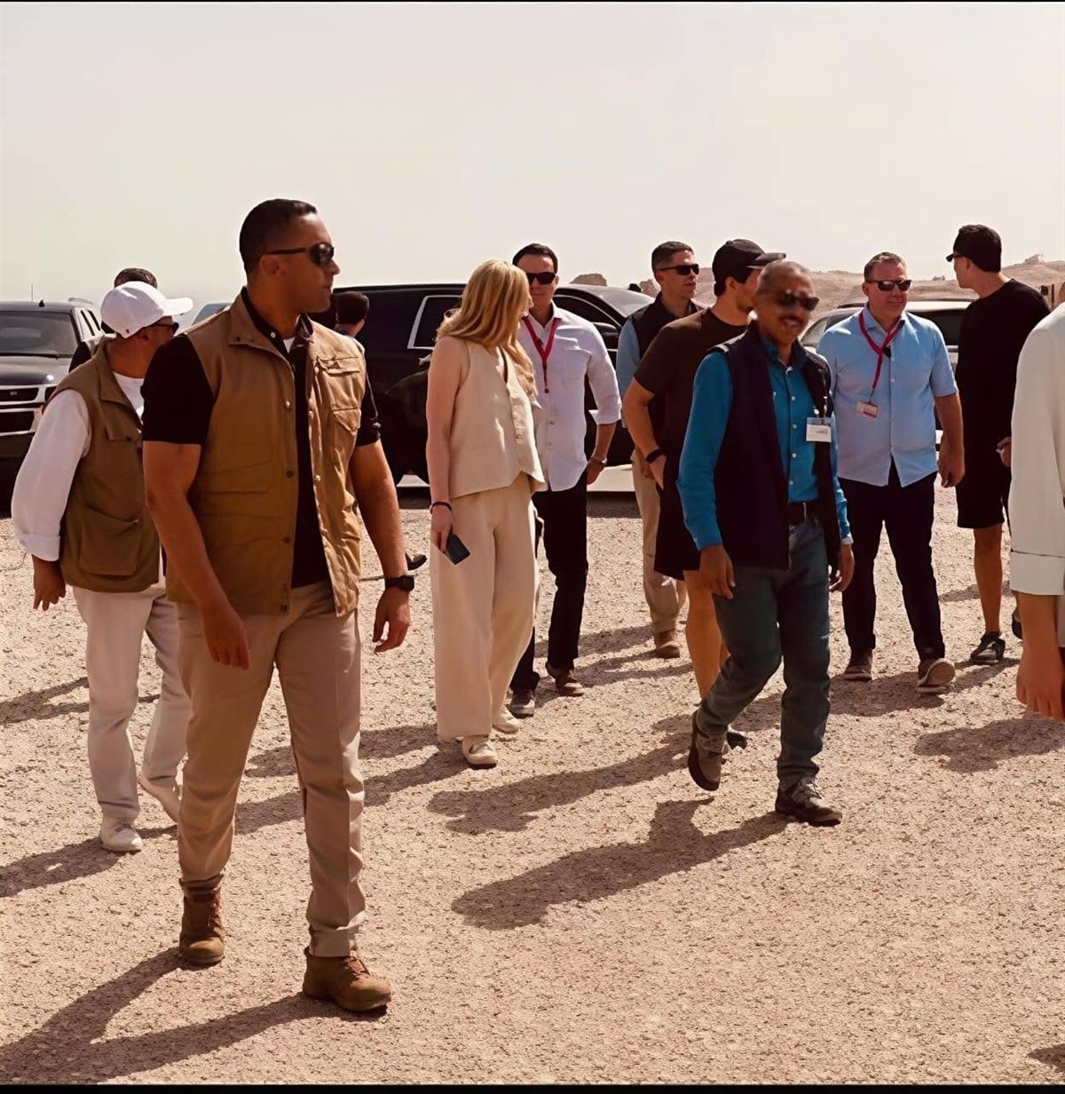 تيفانى ترامب وزوجها في الأقصر&nbsp;