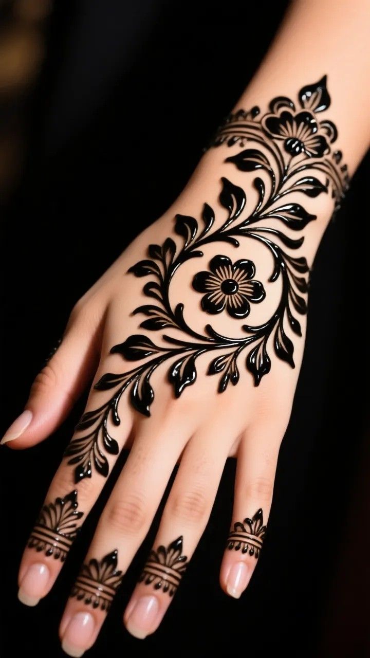 رسومات حنة على الجسم للعروسة