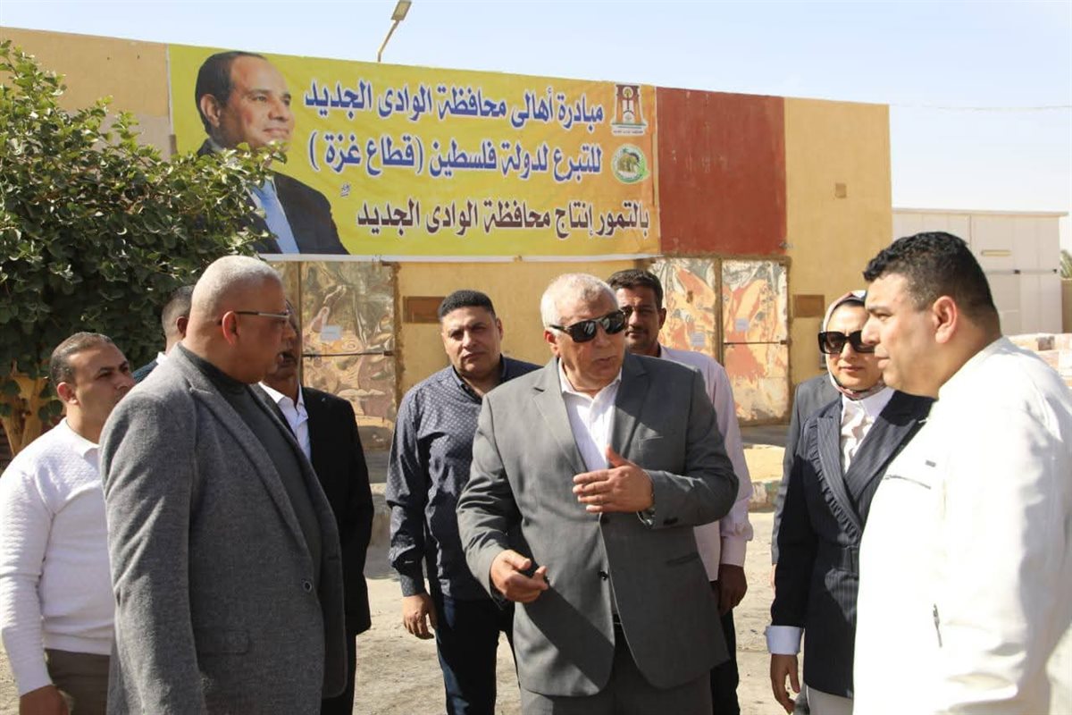 قافلة تمور لاهالى قطاع غزة