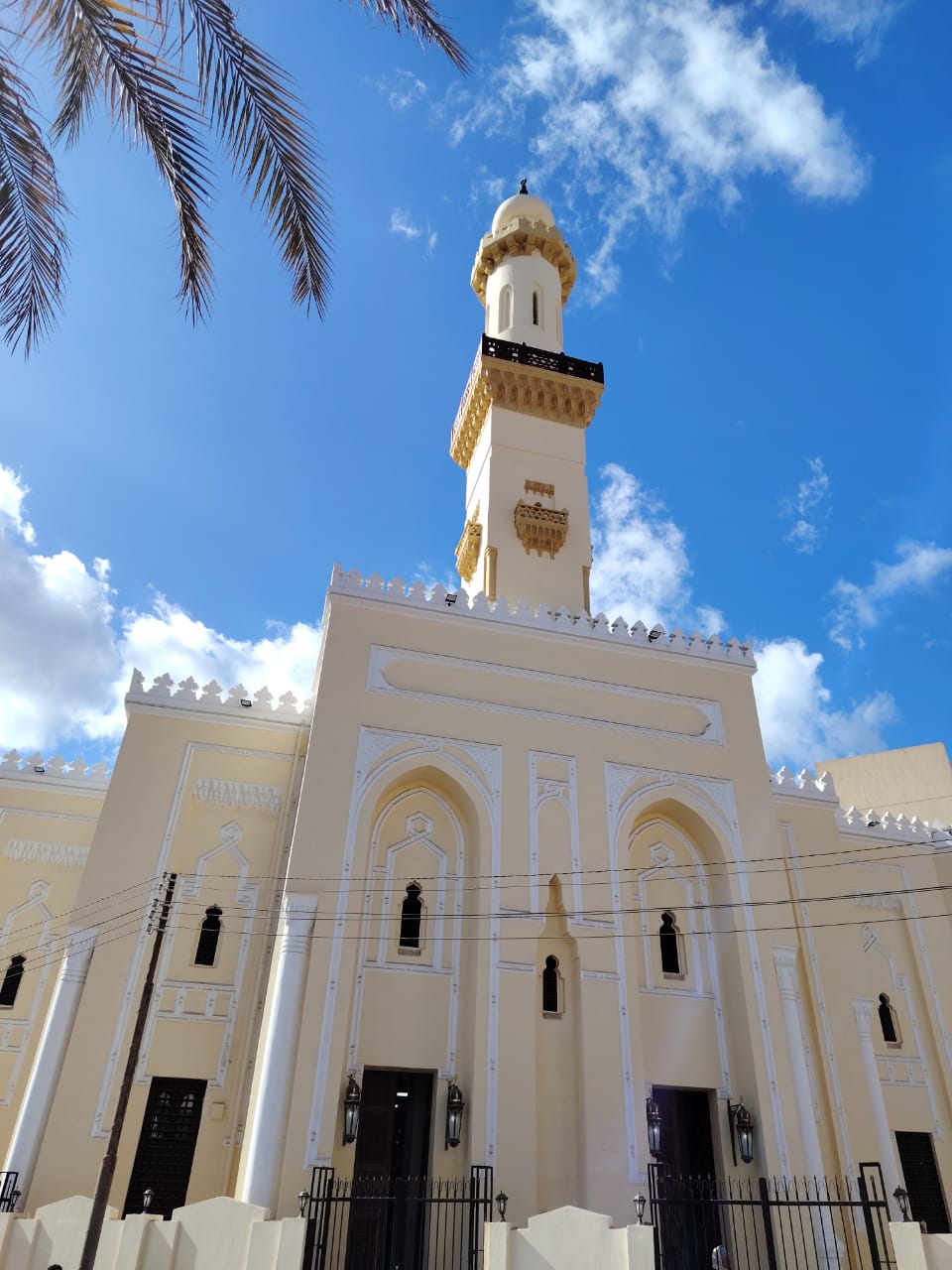 <strong>زخارف مدخل المسجد العباسي&nbsp;</strong>