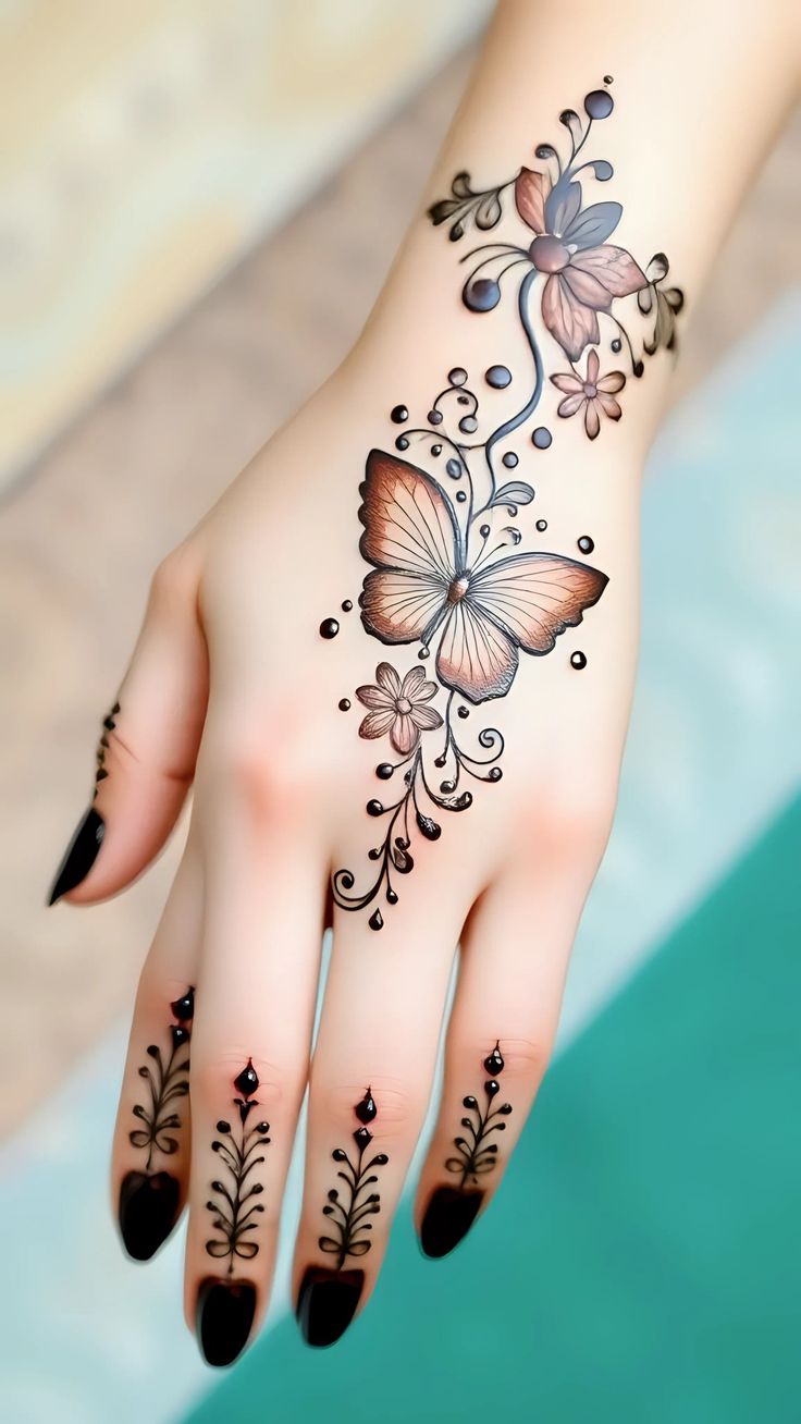 رسومات حنة على الجسم للعروسة