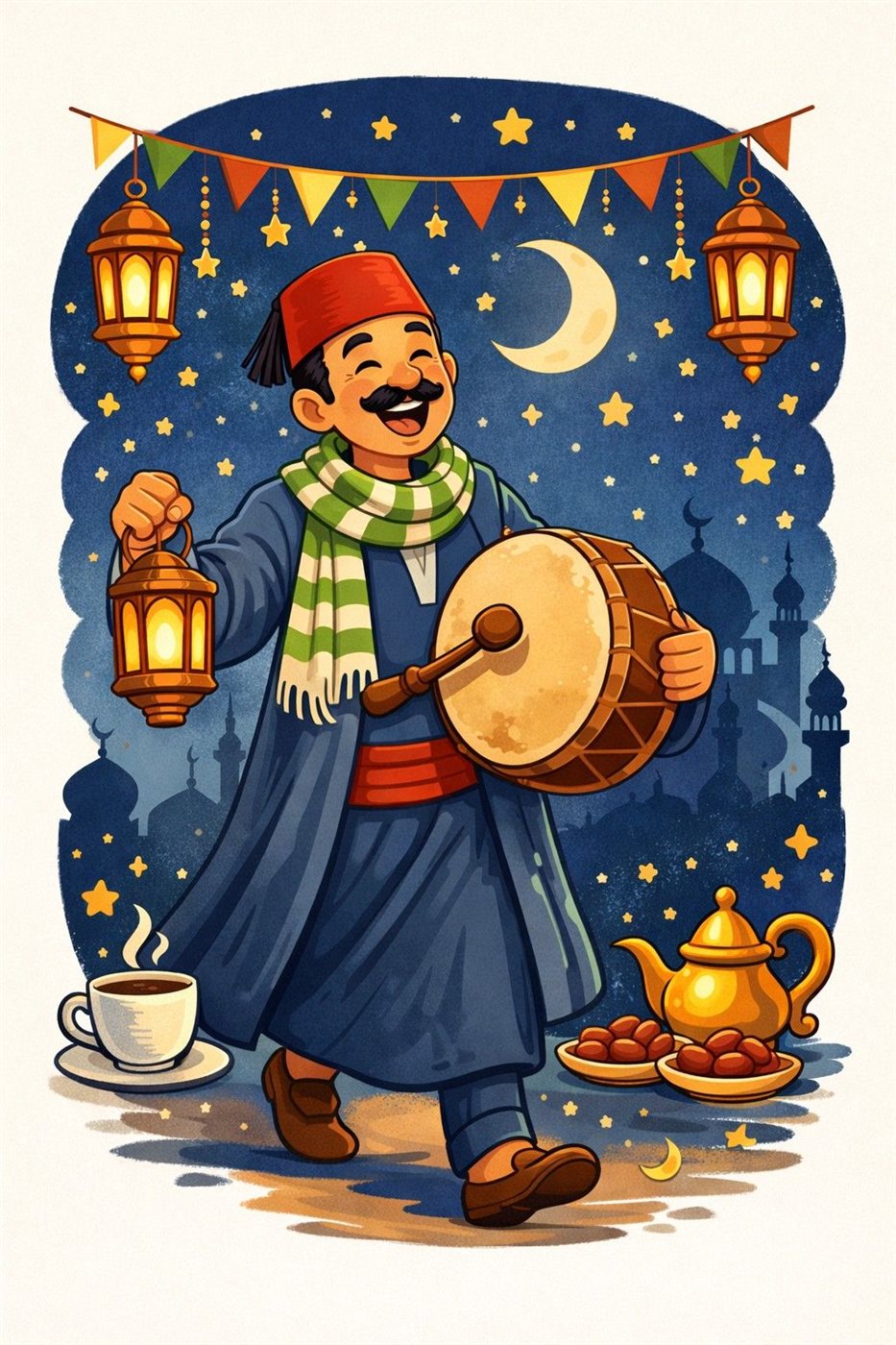 صور المسحراتي كرتون
