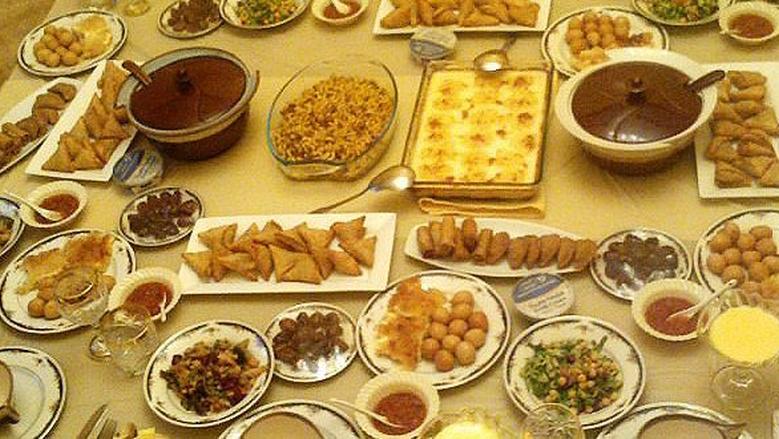 جدول أكلات رمضان