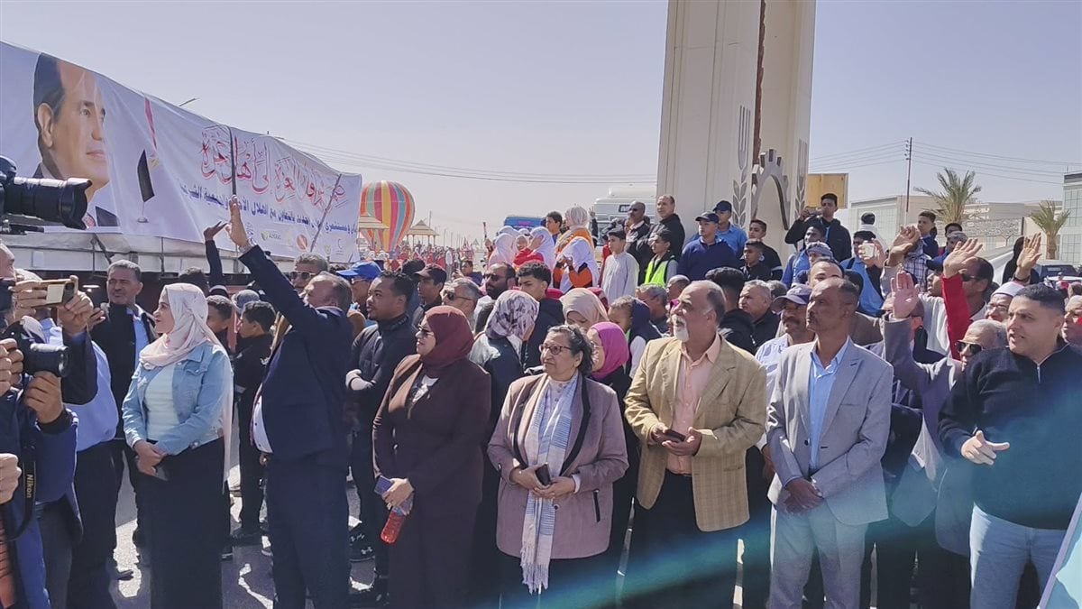 قافلة اغاثة من الوادي الجديد لاهالى غزة