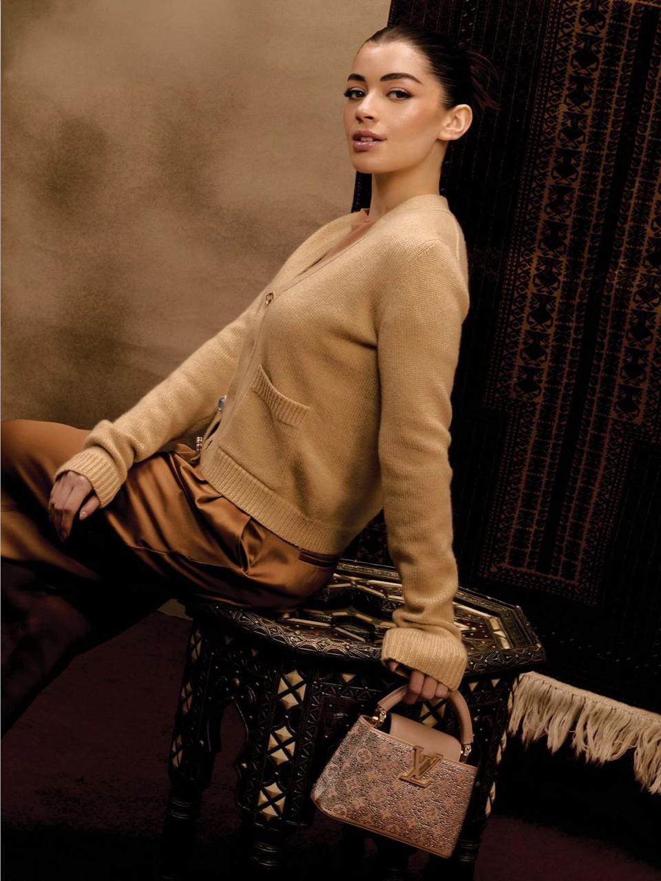 <strong>ليلى زاهر أول فنانة مصرية تتصدر غلاف Louis Vuitton</strong>