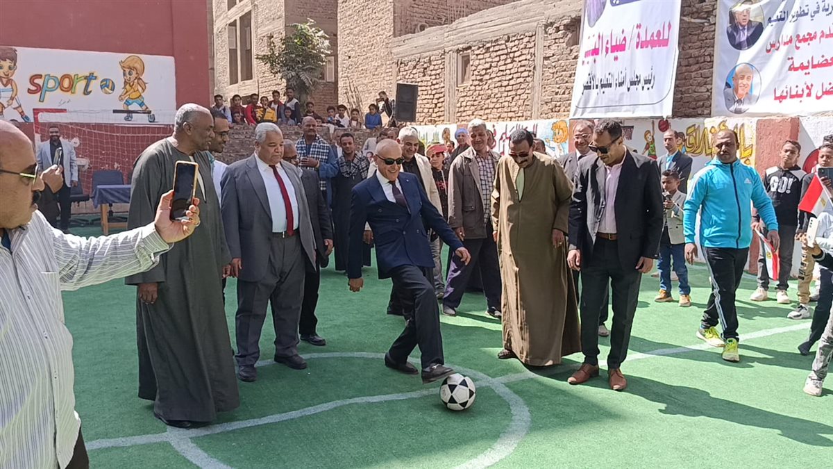 محافظ الأقصر يفتتح مجمع ملاعب العضايمة&nbsp;