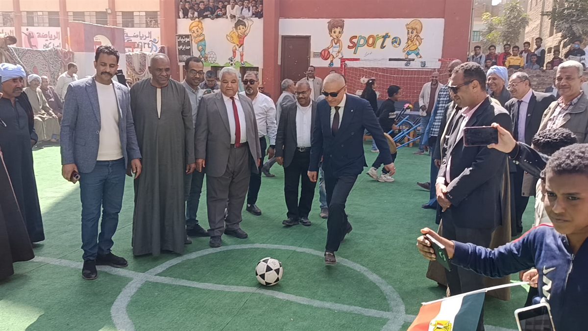 محافظ الأقصر يفتتح مجمع ملاعب العضايمة&nbsp;