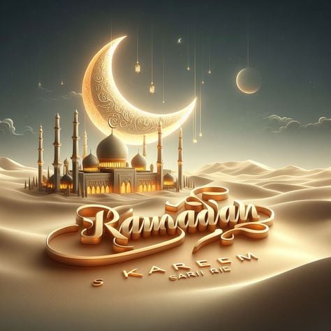 بطاقة تهنئة رمضان 2026