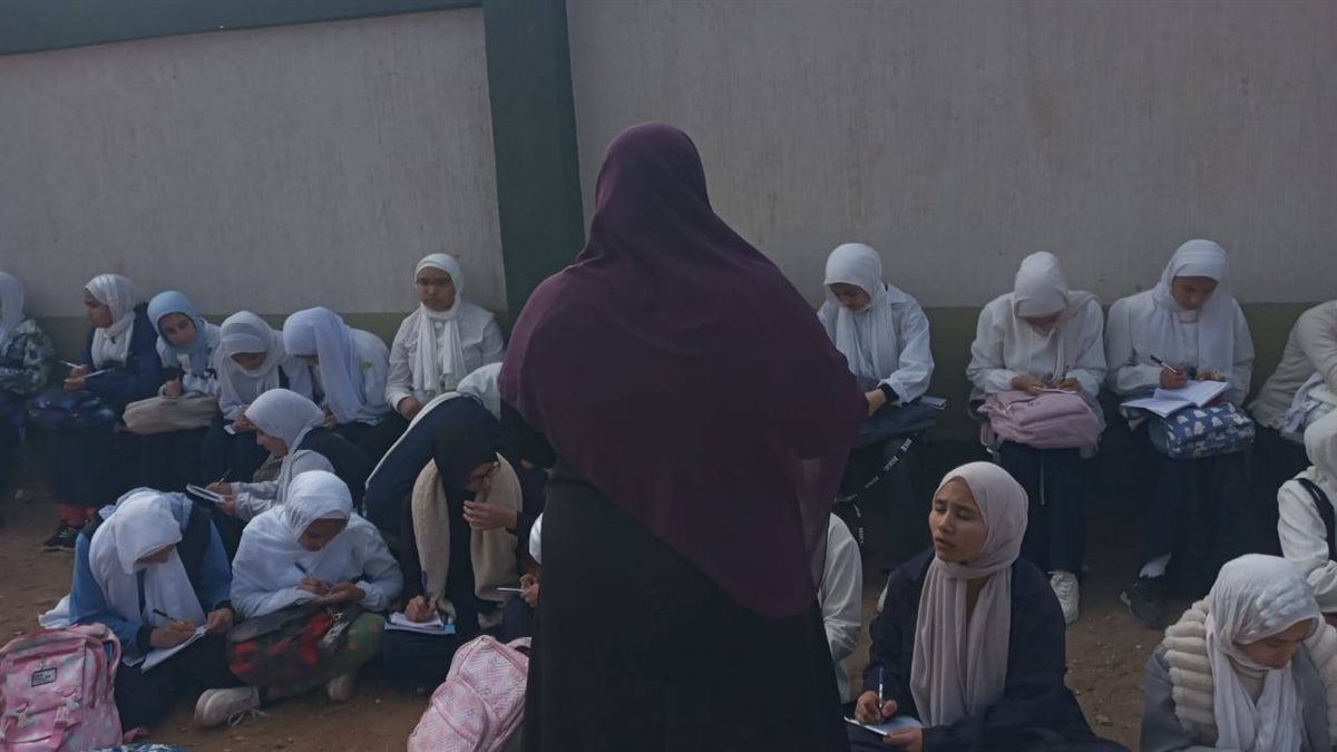 جانب من الطلاب&nbsp;