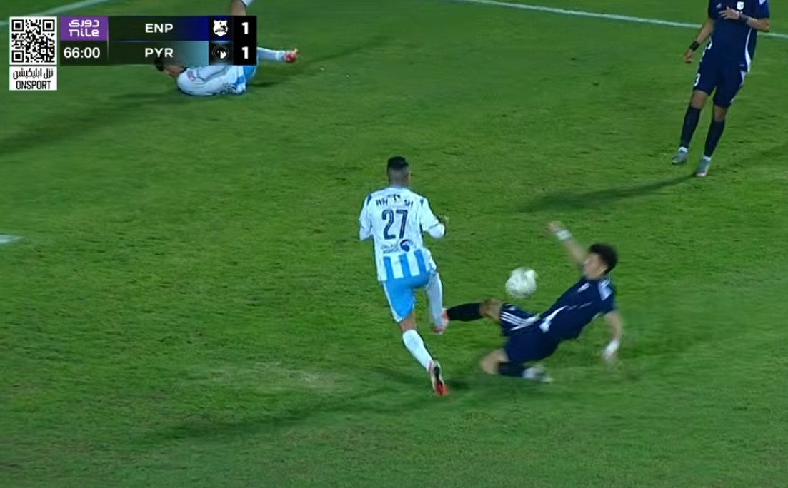 ركلة جزاء بيراميدز أمام إنبي