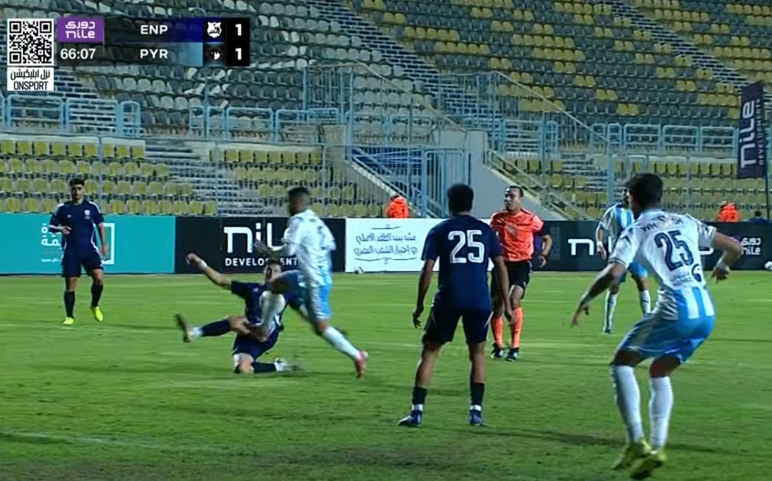 ركلة جزاء بيراميدز أمام إنبي