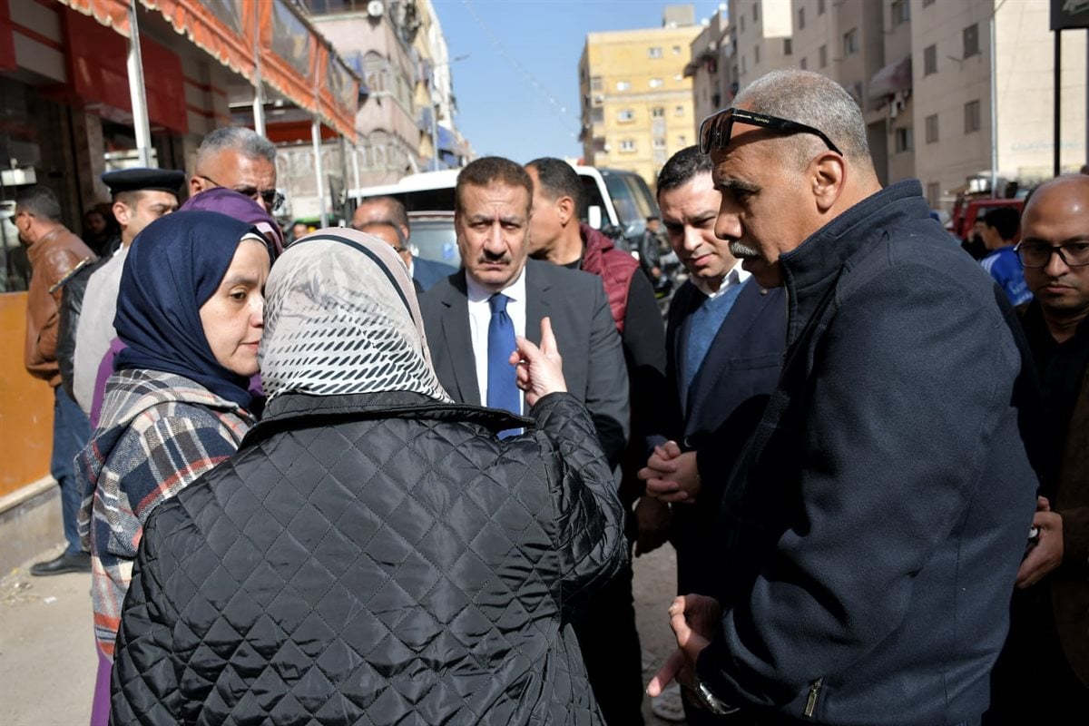 جولة ميدانية لمحافظ بورسعيد 