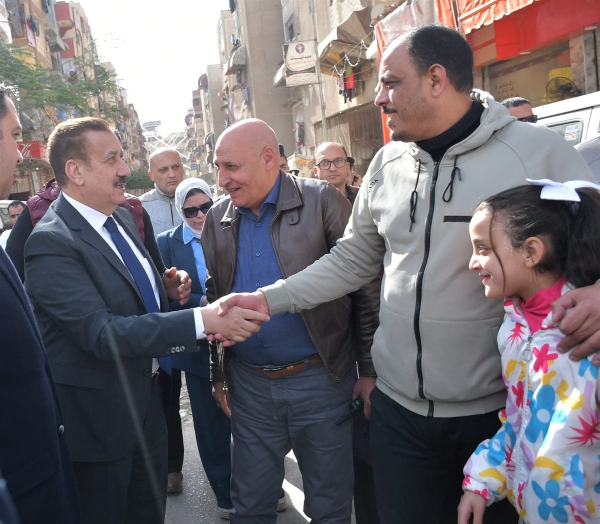 جولة ميدانية لمحافظ بورسعيد 