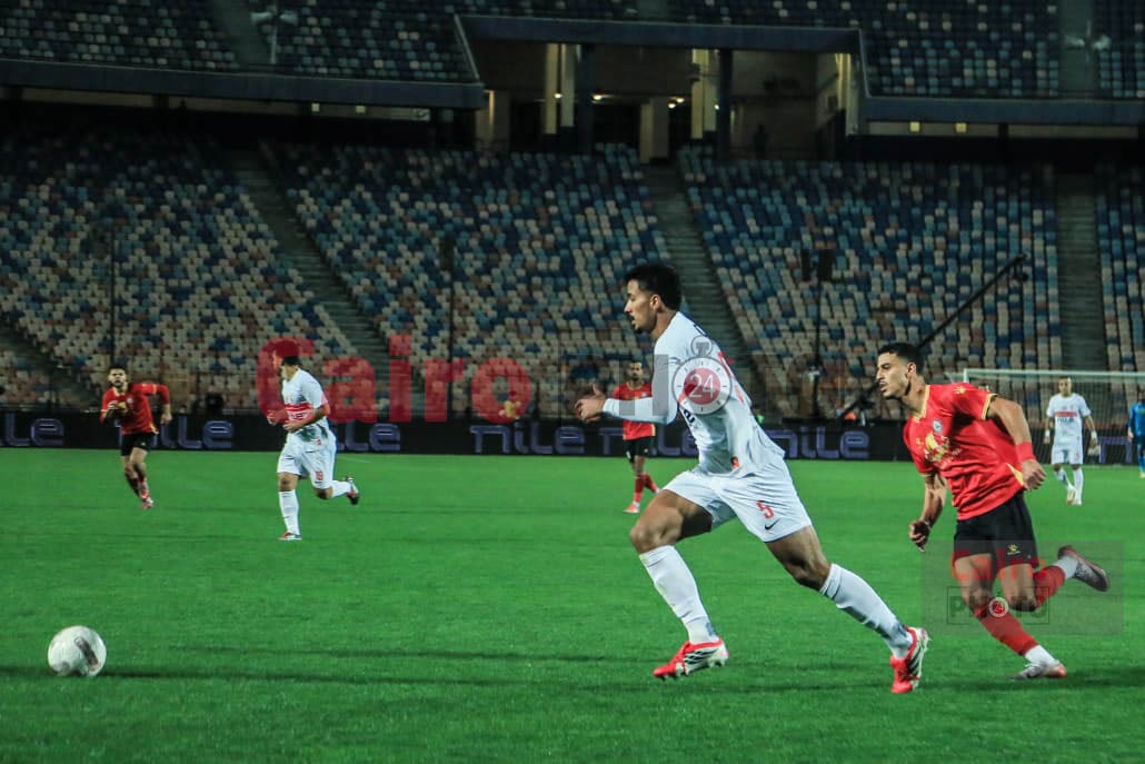 من مباراة الزمالك وحرس الحدود