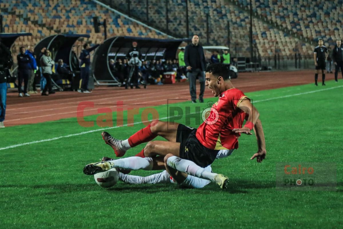 من مباراة الزمالك وحرس الحدود