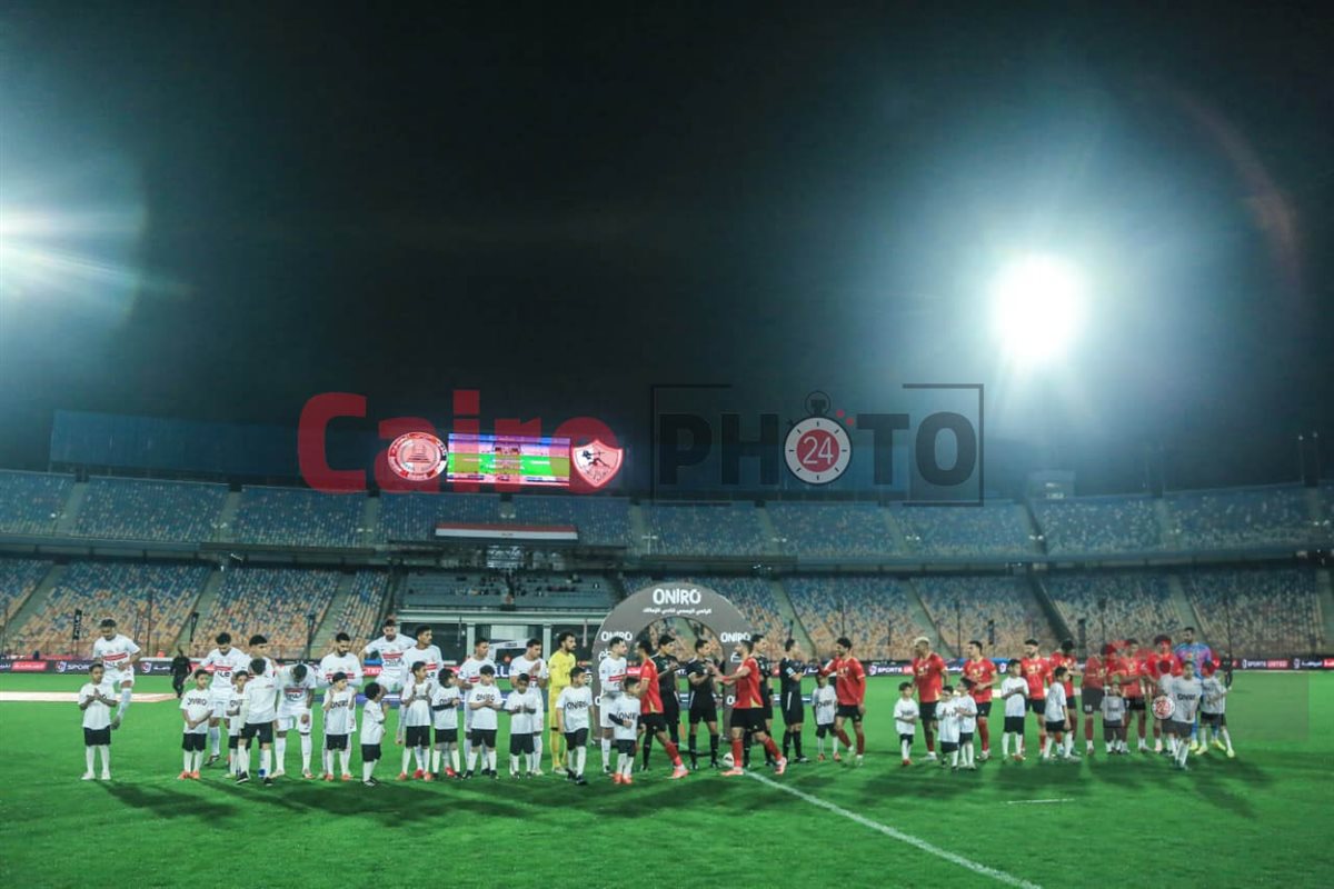 من مباراة الزمالك وحرس الحدود