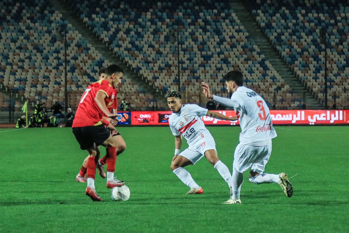 من مباراة الزمالك وحرس الحدود