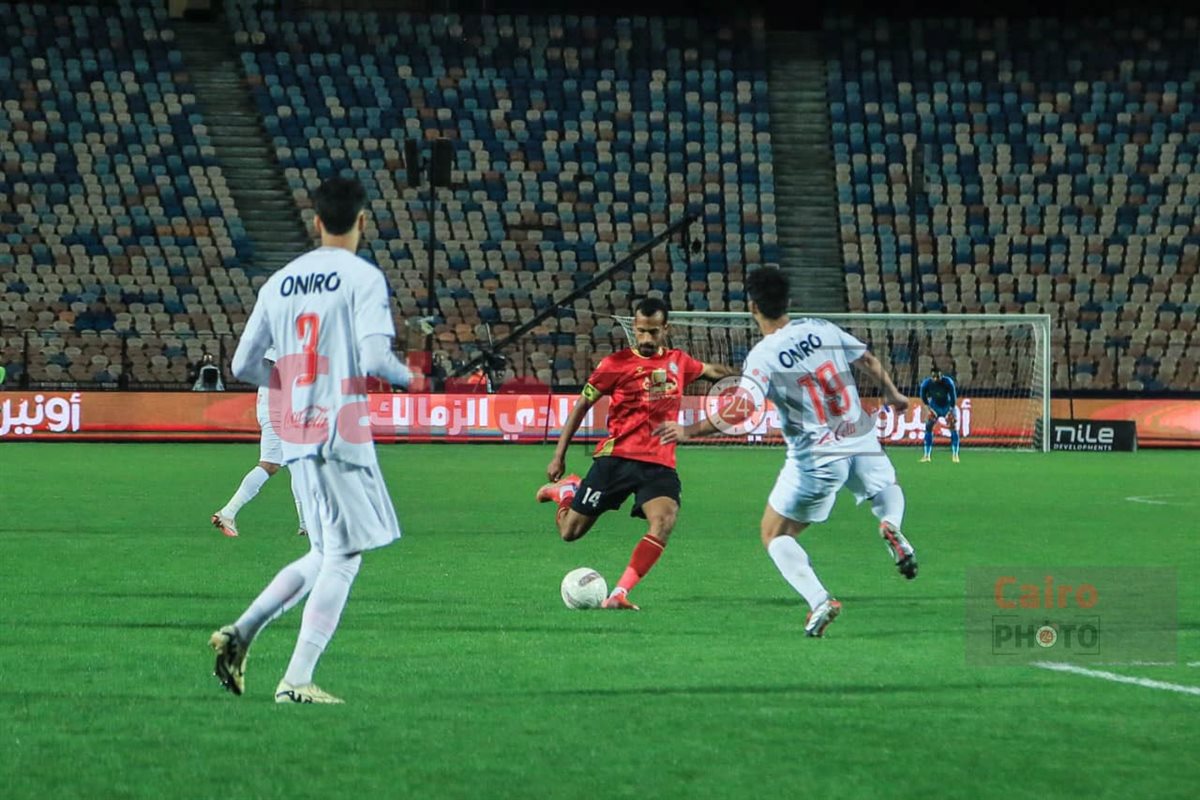 من مباراة الزمالك وحرس الحدود