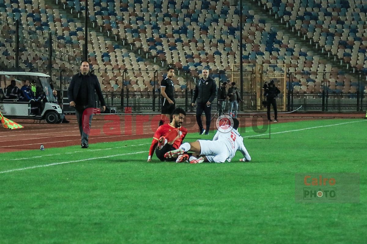 من مباراة الزمالك وحرس الحدود