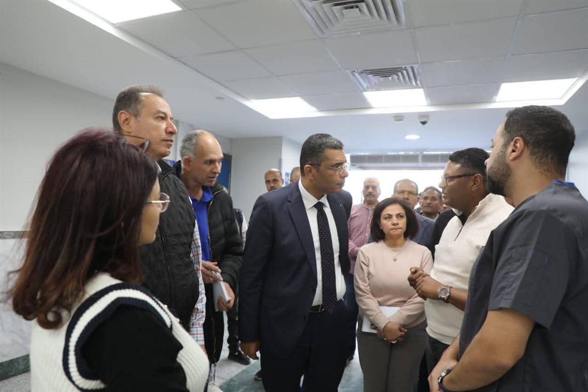 محافظ البحر الاحمر يتفقد مستشفى الغردقة العام 