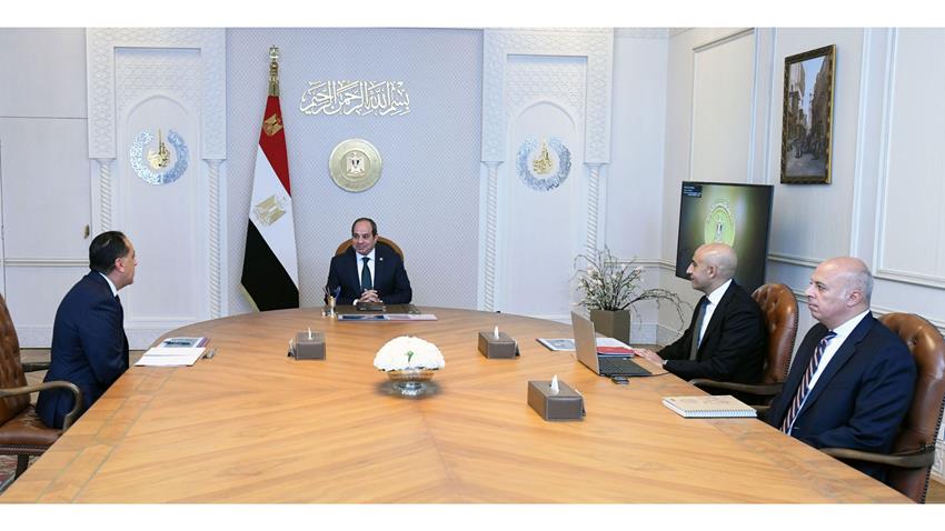 اجتماع الرئيس السيسي قبل شهرين