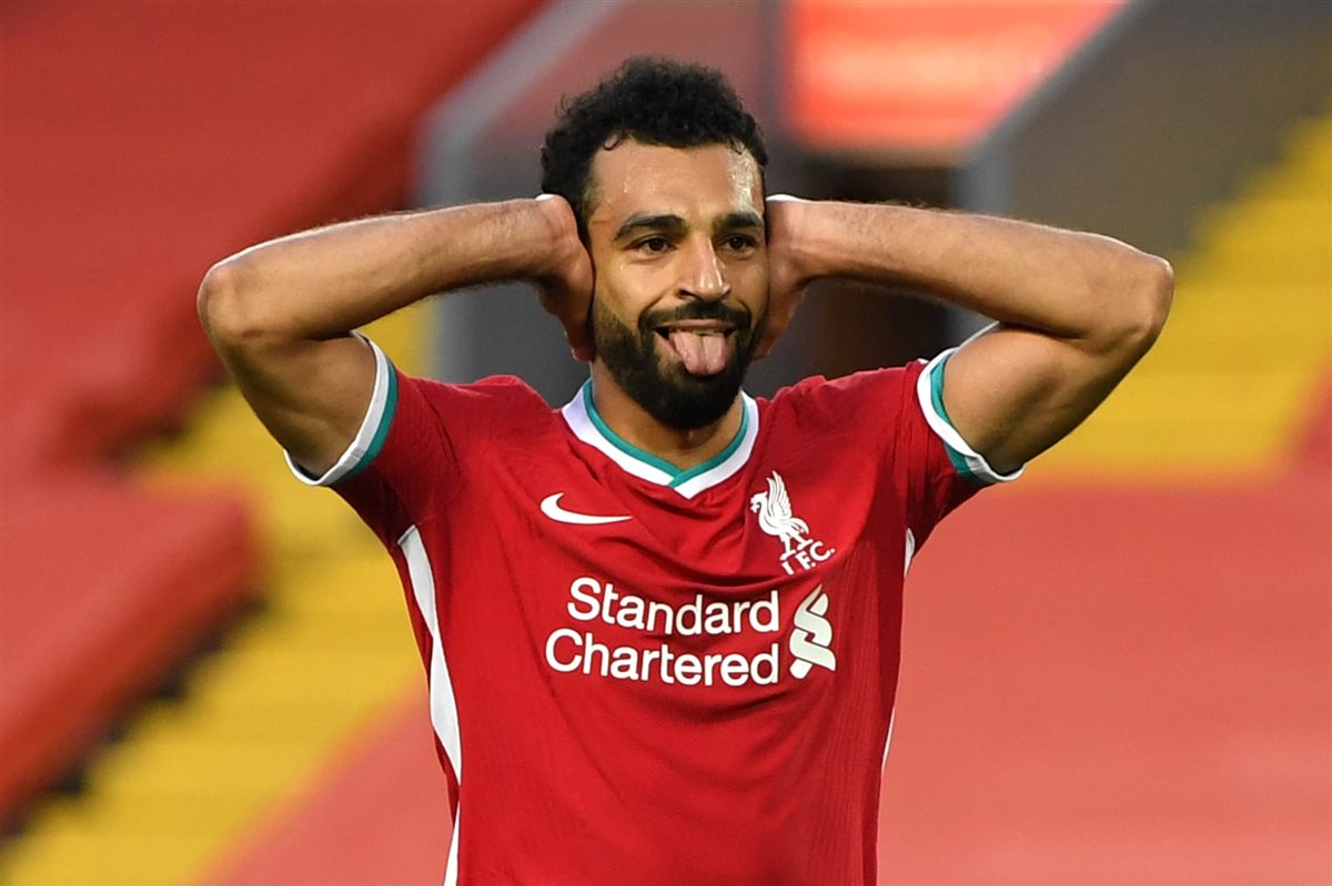 <strong>محمد صلاح لاعب ليفربول في موسم 2021</strong>