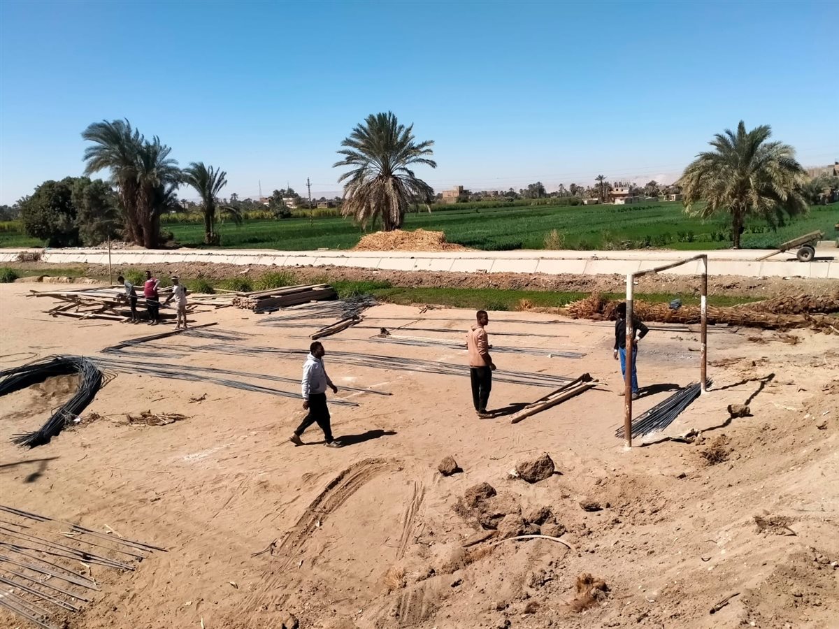 أعمال تطوير بقرى الطود جنوب الأقصر&nbsp;