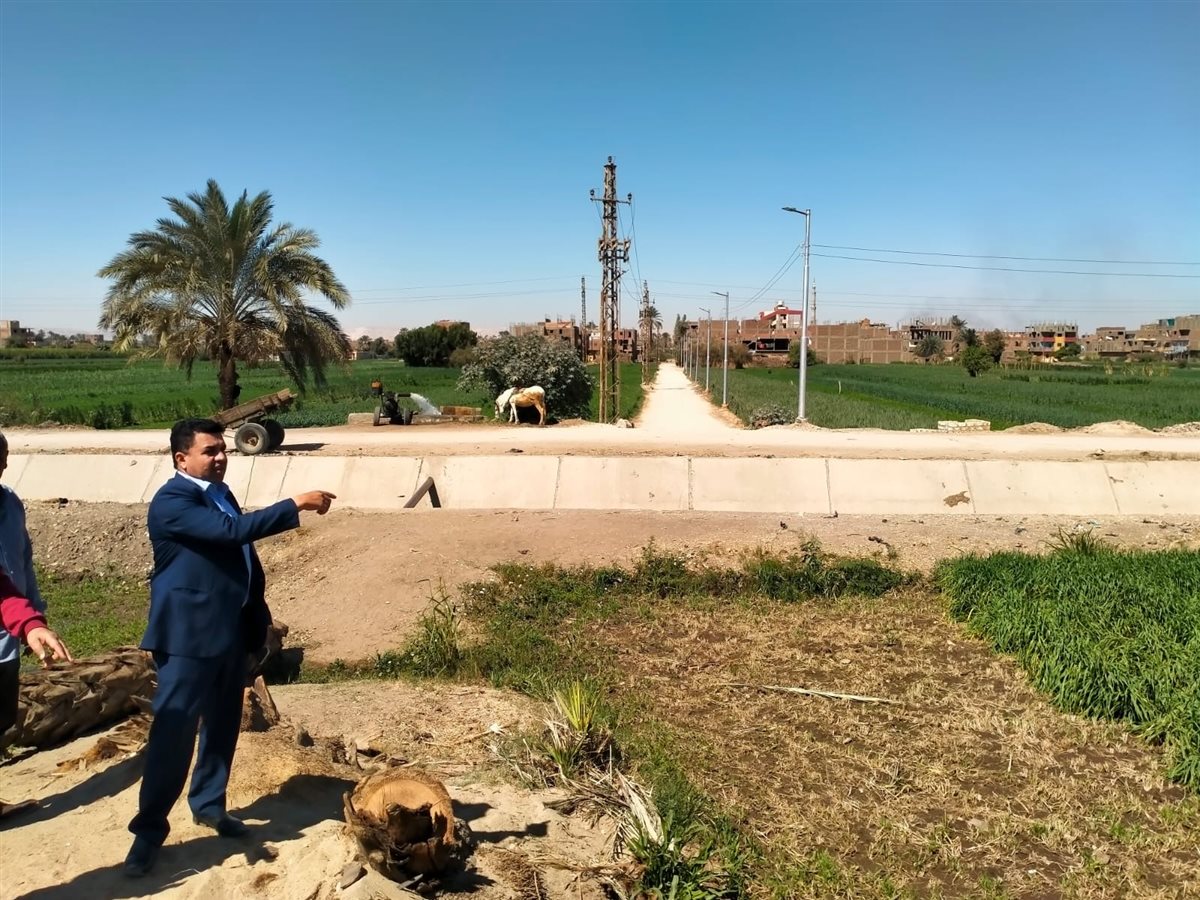 أعمال تطوير بقرى الطود جنوب الأقصر&nbsp;
