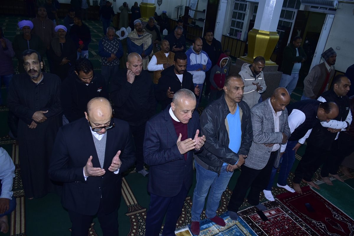 محافظ الأقصر بمسجد أحمد النجم&nbsp;