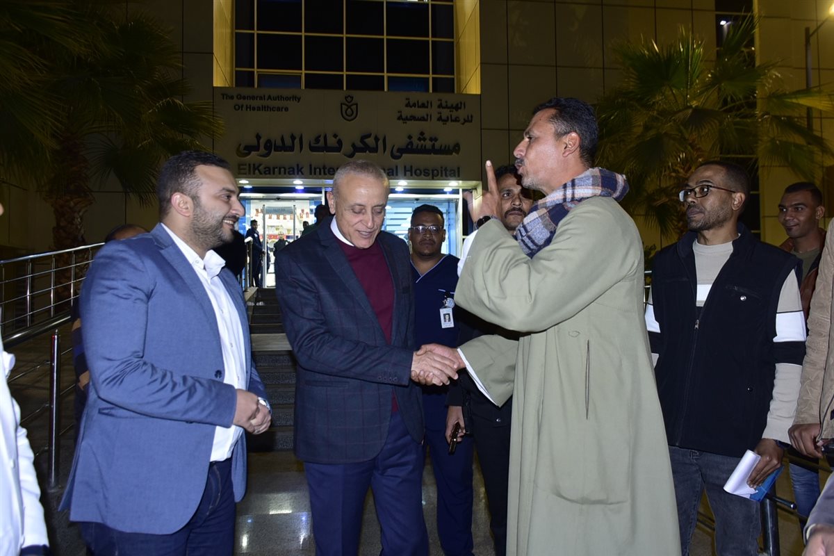 محافظ الأقصر يتفقد مستشفى الكرنك الدولي&nbsp;