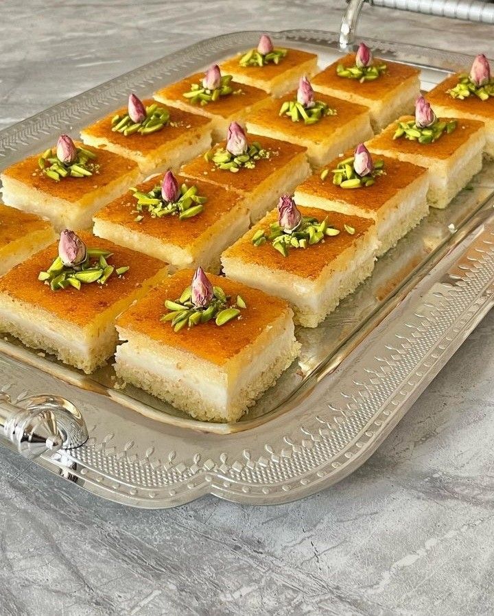 طريقة عمل البسبوسة بالقشطة&nbsp;
