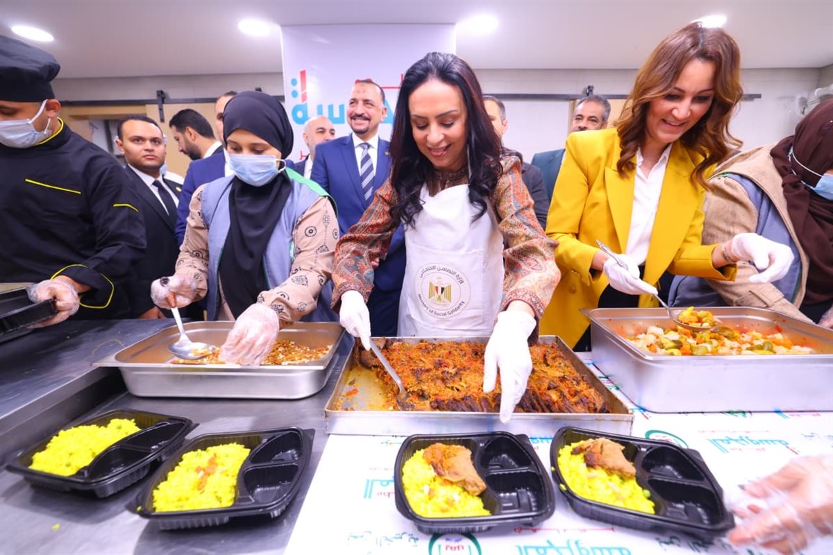 وزيرة التضامن خلال التفقد