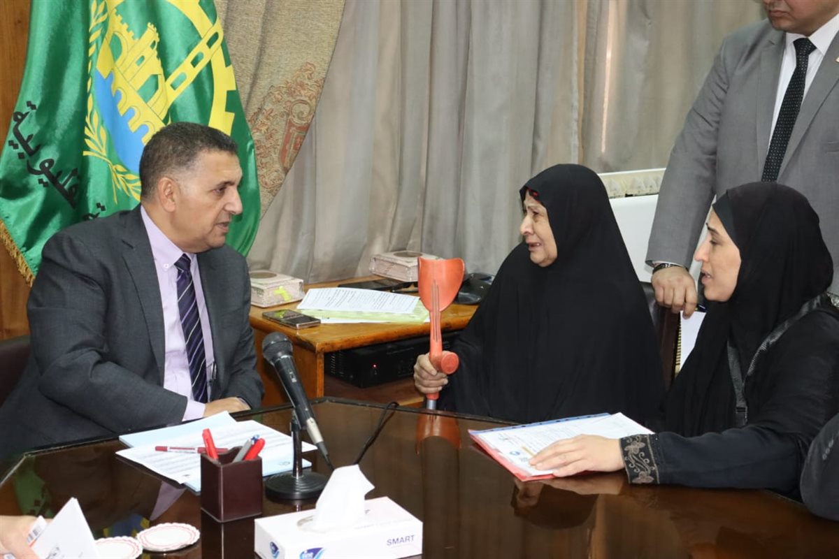 لقاء محافظ القليوبية بالمواطنين في شبرا الخيمة