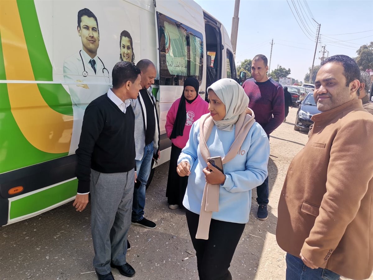 قافلة طبية بمركز شباب الزهراء بالطود