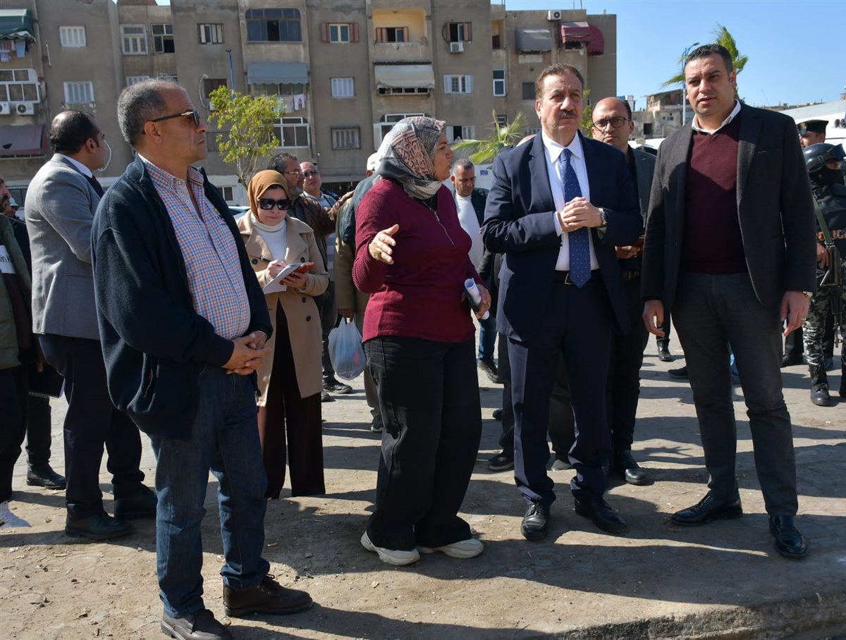 جولة ميدانية لـ محافظ بورسعيد 