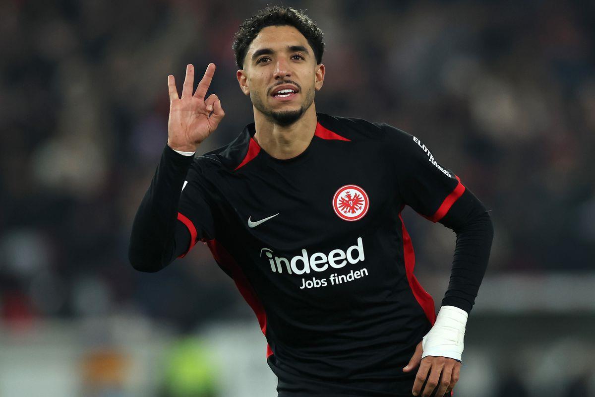 عمر مرموش لاعب آينتراخت فرانكفورت