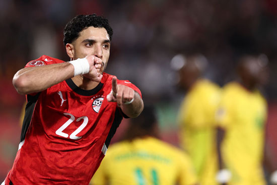 عمر مرموش لاعب منتخب مصر