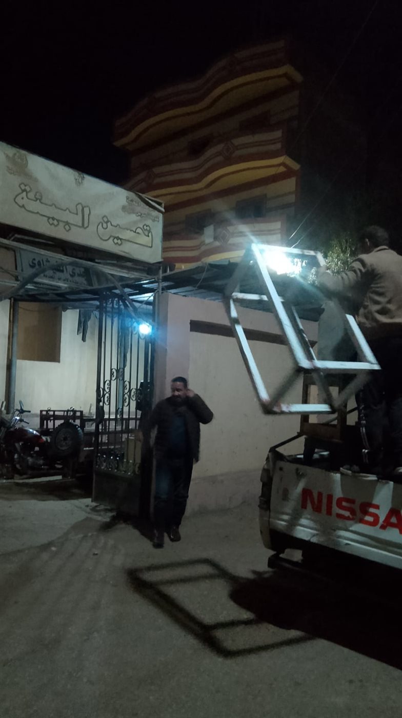 جانب من رفع الاشغالات